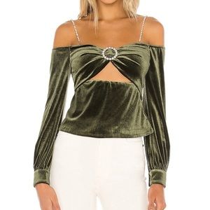 Majorelle Hazlet Top in Green